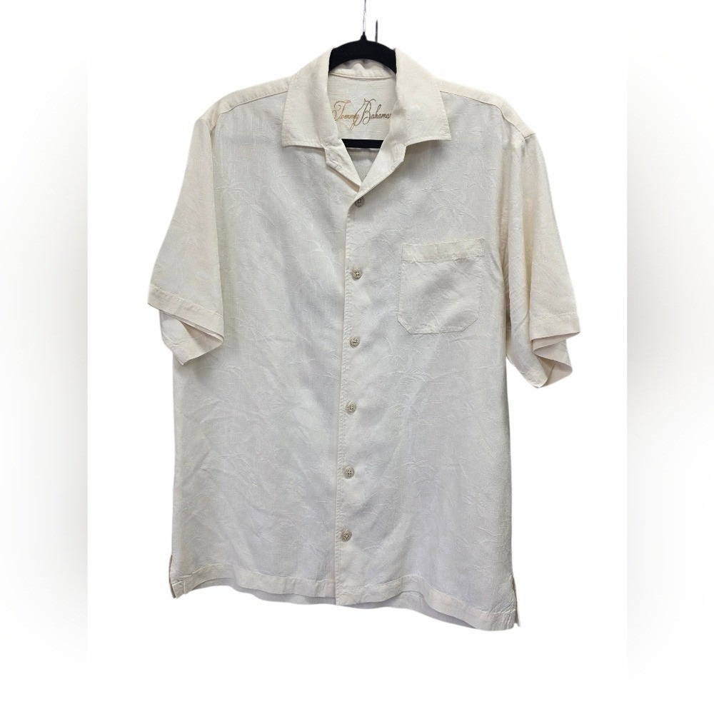 Tommy Bahama Men's Off-White Casual Shirt - Picture 2 of 6